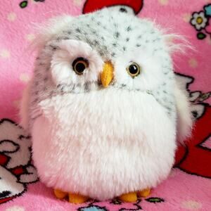 Vintage 1990s Russ Berrie Whoots Snowy Owl Plush